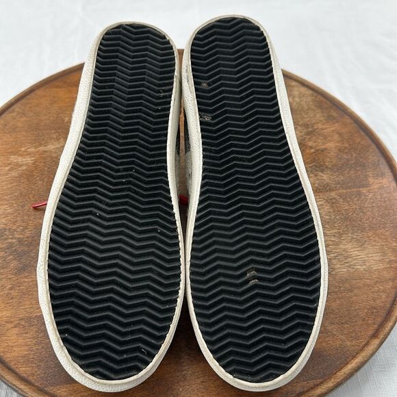 Steve Madden Shoes Wm 10 M Philosophy Lace Up Star Houndstooth Metallic Gold - Picture 9 of 13